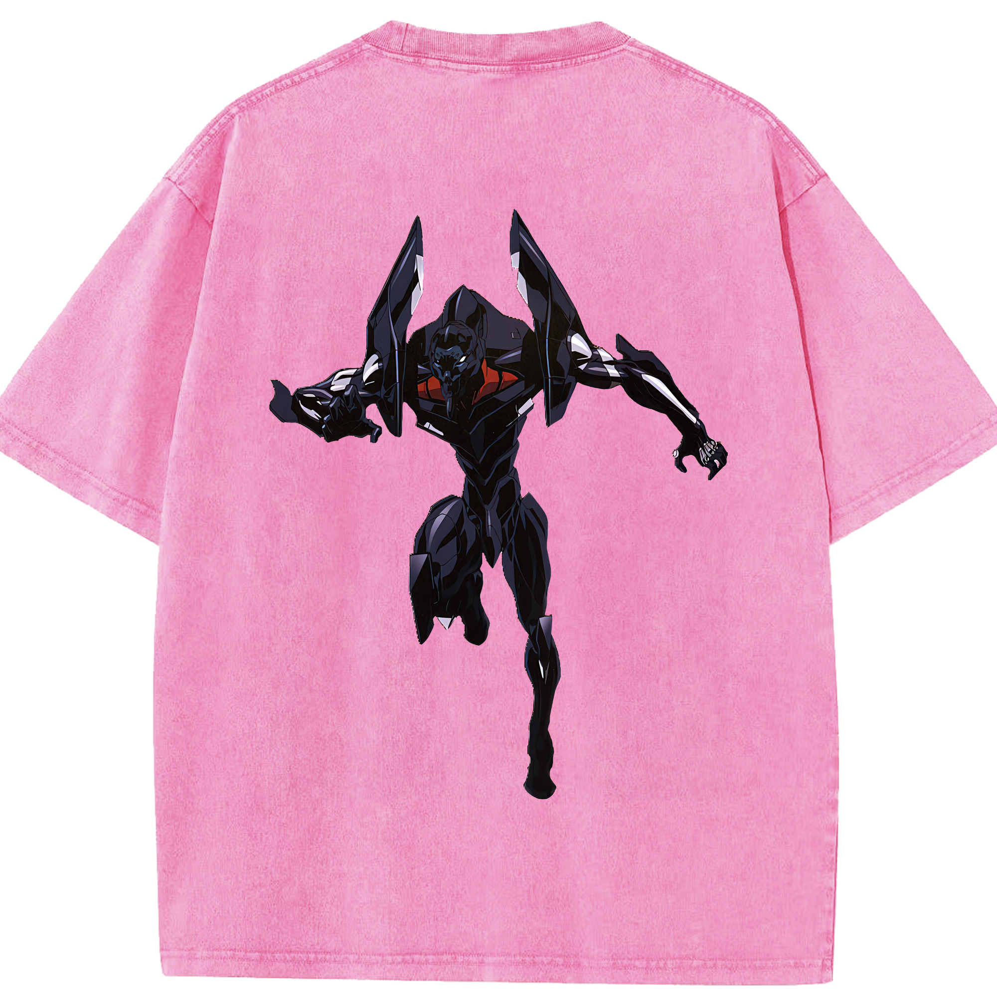 （画像用） EVA 新世紀エヴァンゲリオン 綿100% ヴィンテージ風 半袖Tシャツ（背面プリント）